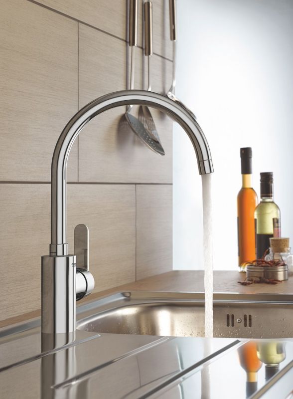 Смеситель для кухни Grohe Get дл.излива - 224мм, поворотный, 1 рычаг, хром