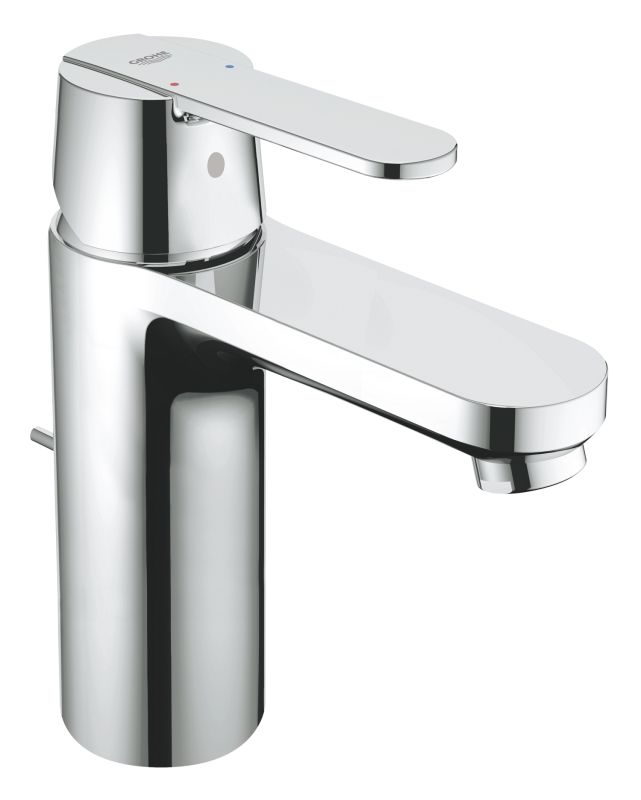 Смеситель для раковины Grohe Get M дл. излива - 122мм, неповоротный, 1 рычаг, хром