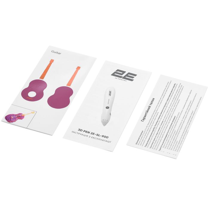 Ручка 3D 2E SL_900, PCL, Aкб 500mAh, белый
