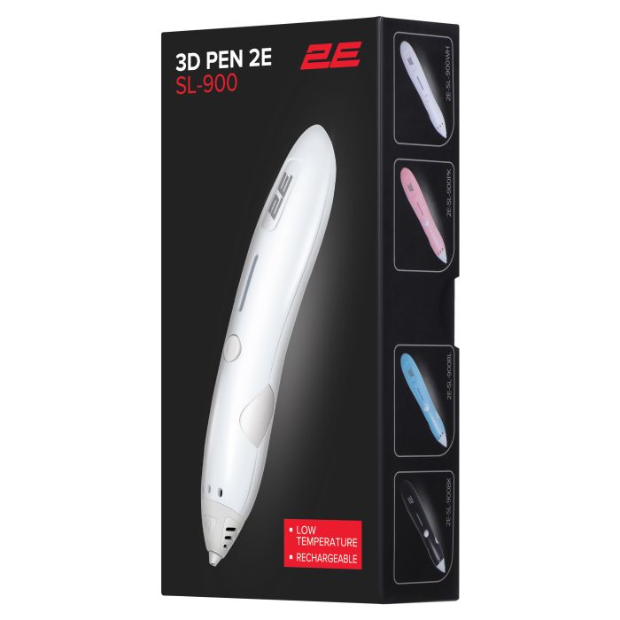 Ручка 3D 2E SL_900, PCL, Aкб 500mAh, белый