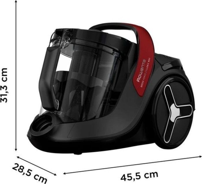 Пылесос Rowenta контейнерный Green Force Cyclnic Max, 900Вт, конт пыль -2.6л, НЕРА, черный