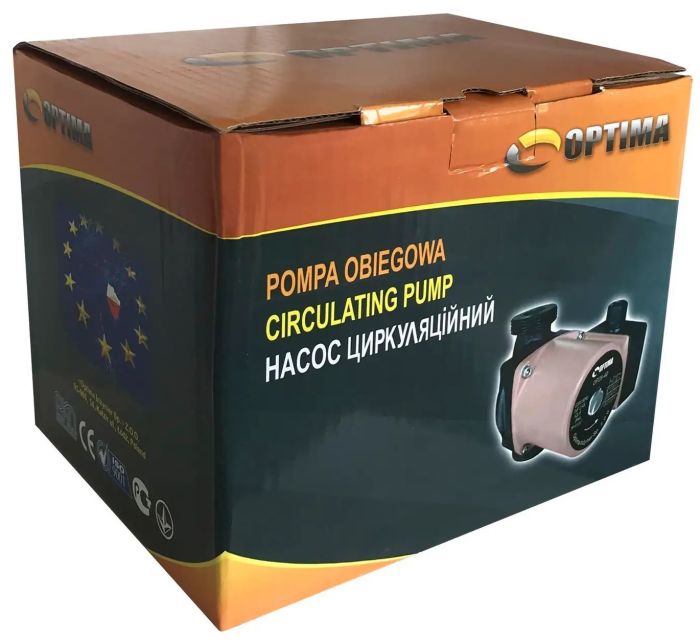Насос циркуляционный Optima OP25-40-130, G 1 1/4", 10 бар, 130мм, 71Вт, 230В