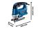 Лобзик Bosch Professional GST 750, 520Вт, SDS, 800-3200 об/м, ход 20 мм, 23кг, в кейсе