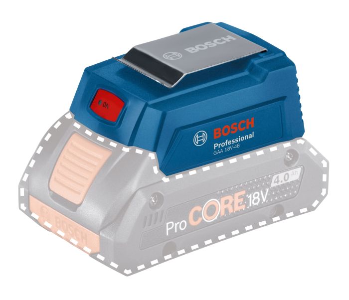 Адаптер USB для батареї Bosch Professional GAA 18V-48 2.4А