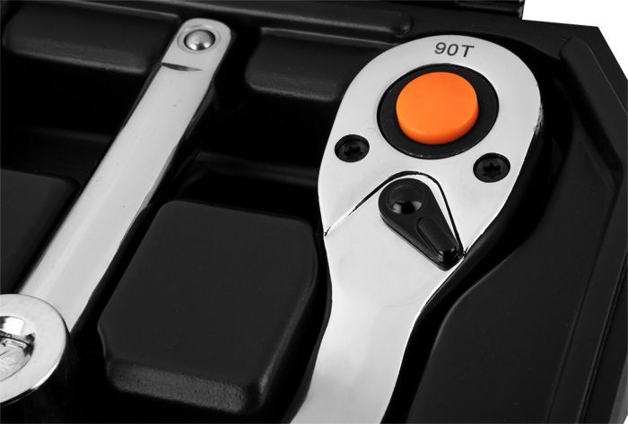 Набір інструментів Neo Tools, набір торцевих головок, 58шт, 1/2", CrV, кейс