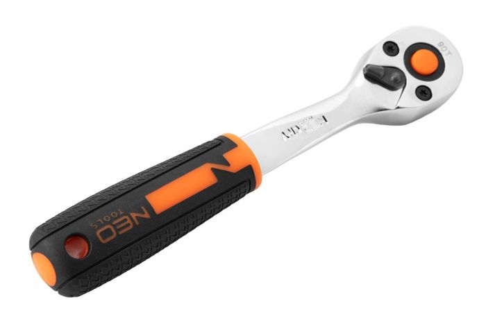 Набір інструментів Neo Tools, набір торцевих головок, 58шт, 1/2", CrV, кейс