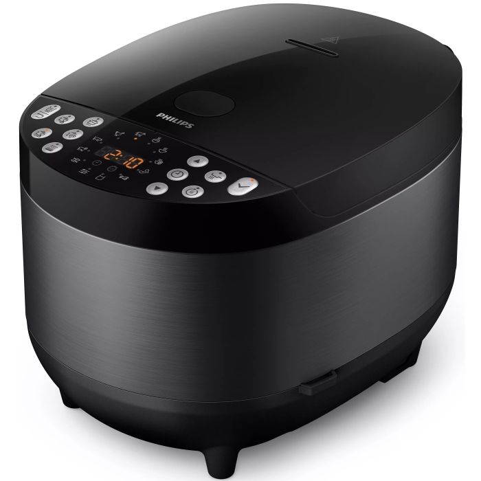 Мультиварка Philips All-in-One 980Вт, чаша-5л, електр. керування , 60 авто. програм, пластик, чорний