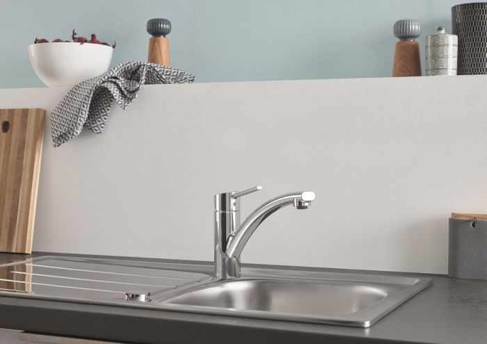 Змішувач для кухні Grohe QuickFix Swift довж.виливу - 227мм, поворотний, 1 важіль, хром