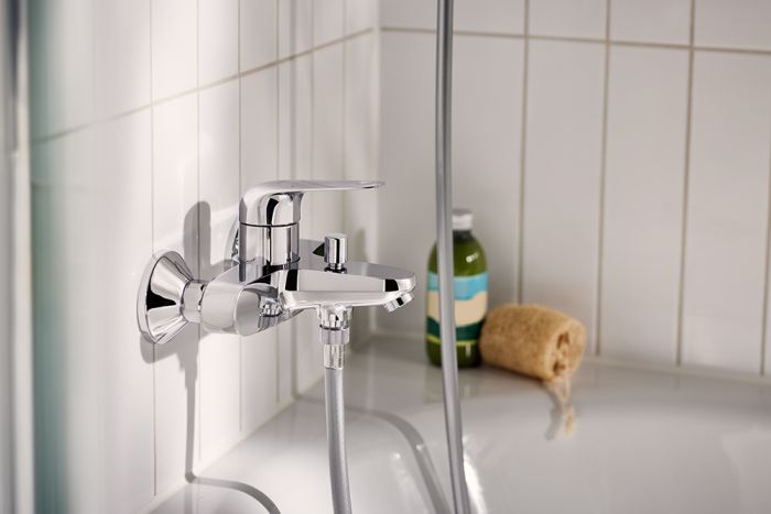 Змішувач для ванни Grohe QuickFix Swift довж. виливу - 168мм, неповоротний, 1 важіль, хром