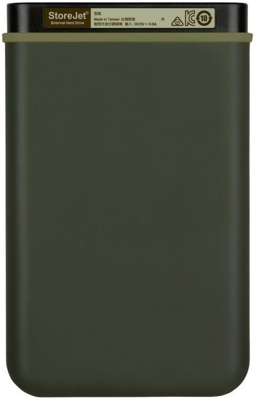 Портативный жесткий диск Transcend 2TB USB 3.1 StoreJet 25M3 Зелёный