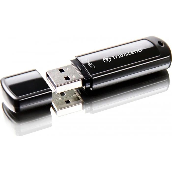 Накопичувач Transcend 256GB USB 3.1 Type-A JetFlash 700 Чорний