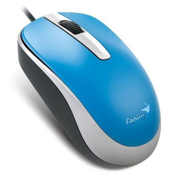 Мышь Genius DX-120, USB-A, синий