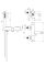Душевой набор Deante Silia со смесителем для ванной, лейка, крепл. - настенный, брашованое золото
