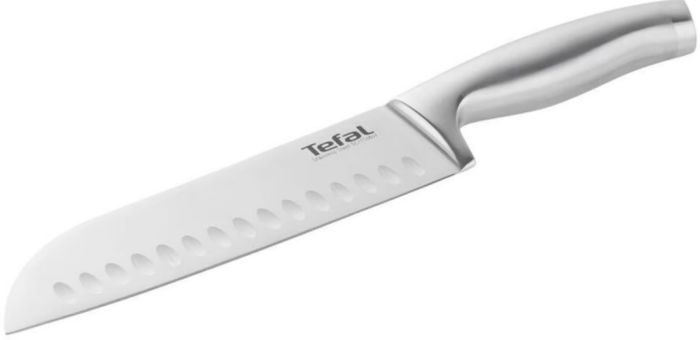 Кухонный нож сантока Tefal Ultimate, 18 см, нержавеющая сталь.