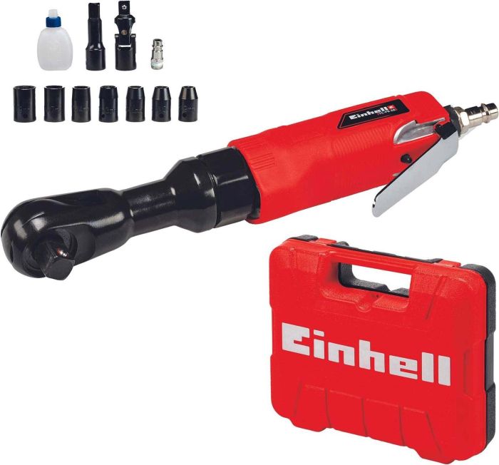 Викрутка пневматична Einhell TC-PR 68, 6.3бар, 68Нм, 114л/хв, кейс, 1.23кг