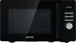Микроволновая печь Gorenje, 23л, электр. управл., 800Вт, гриль, дисплей, черный