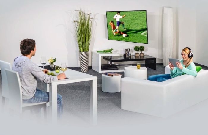 Крепление ТВ наклонно-поворотное Hama TV-WB, AR-2, 19-48", черный