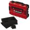 Кейс для инструмента Einhell E-Case S-F, 13.1х44.4х33см, поролоновый вкладыш Grid Foam Set, пластик