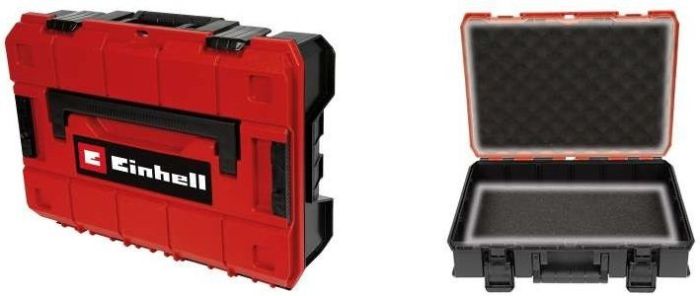 Кейс для инструмента Einhell E-Case S-F, 13.1х44.4х33см, поролоновый вкладыш Grid Foam Set, пластик
