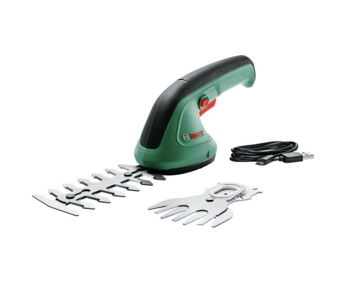 Кусторез аккумуляторный Bosch EasyShear, 3.6В, 1х1.5Ач, лезвие 12см, шаг реза 8мм, 0.5кг