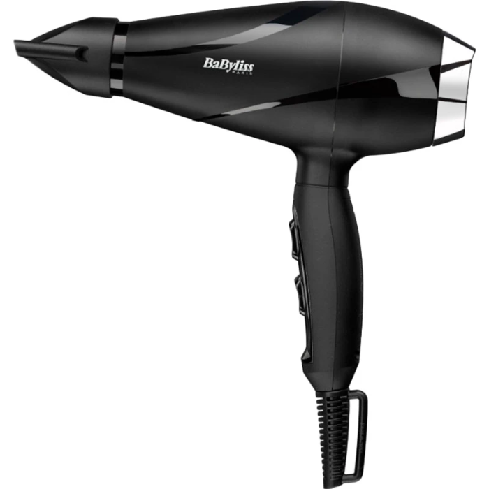 Фен Babyliss, 2200Вт, режимов-2, дифузор, иониз-я, хол. обдув, черный