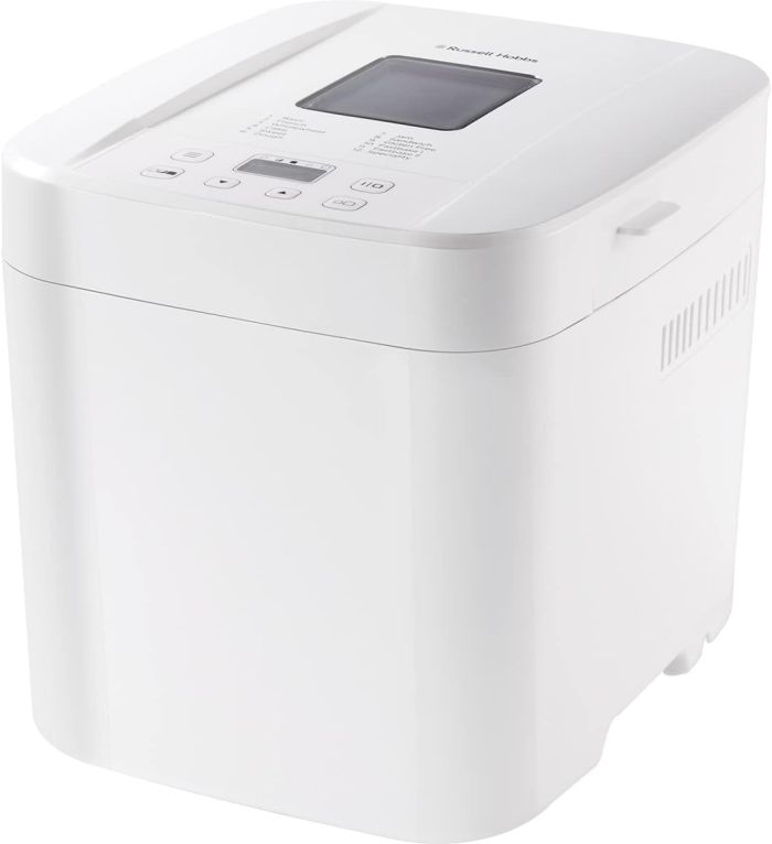 Хлібопічка Russell Hobbs 600Вт, програм-12, макс.вага -1кг, форма-прямокутник, пластик, білий