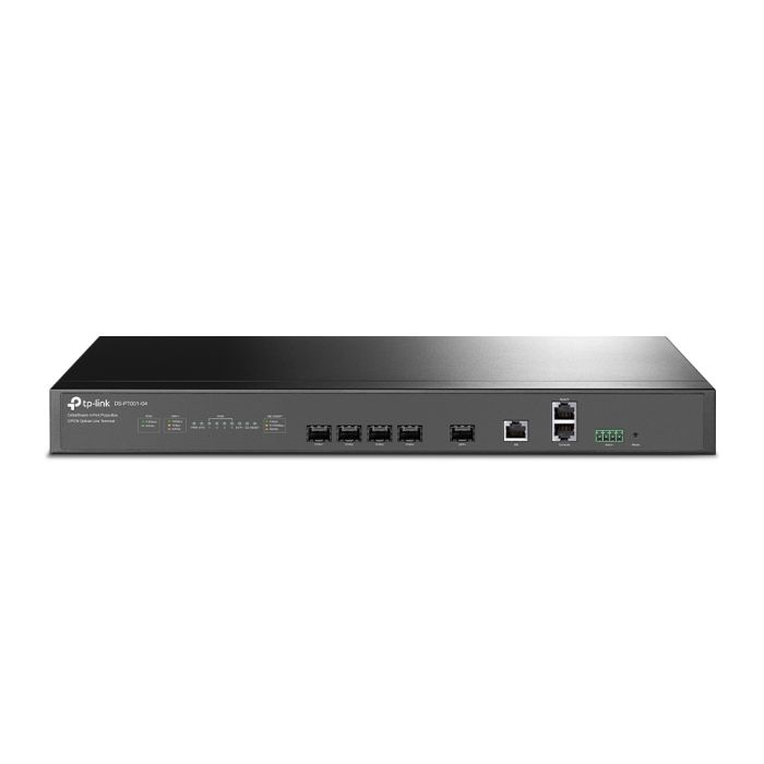 Лінійний термінал TP-LINK , GPON,  4x2.5G GPON, 1xGE LAN, 2xSFP+ TP-Link DS-P7001-04
