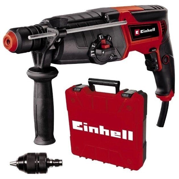 Перфоратор Einhell TE-RH 950 5F, SDS-plus, 950Вт, 3Дж, 2 скорости, кейс, 3.6кг