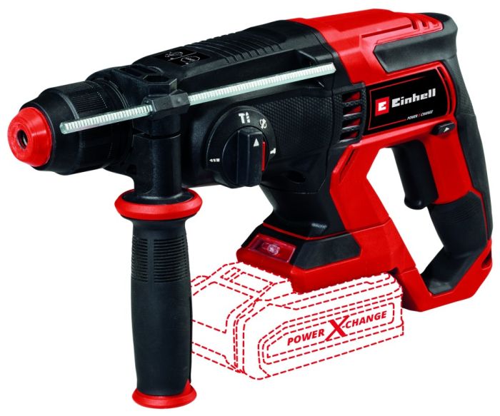 Перфоратор акумуляторний Einhell TE-HD 18/20LI - Solo SDS-plus PXC 18В 1.8Дж 2.7кг кейс без АКБ та ЗП