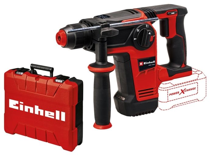 Перфоратор аккумуляторный Einhell TP-HD 18/26LI BL - Solo, SDS-plus, PXC 18В, 2.6Дж, 0-1200об•мин, 5500уд•мин, бесщеточный, 3кг, без АКБ и ЗП