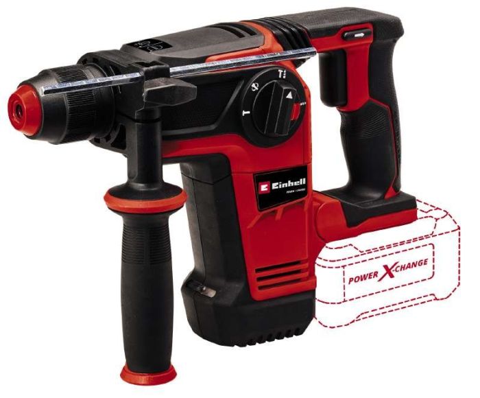 Перфоратор аккумуляторный Einhell TP-HD 18/26LI BL - Solo, SDS-plus, PXC 18В, 2.6Дж, 0-1200об•мин, 5500уд•мин, бесщеточный, 3кг, без АКБ и ЗП