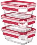 Набір контейнерів Tefal Master Seal, 3шт., скло, прозорий