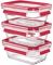 Набір контейнерів Tefal Master Seal, 3шт., скло, прозорий