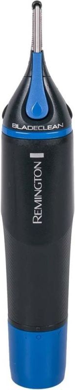 Тример Remington Nano Series, для носа та вух, ААх1, насадок-3, сталь, чорно-синій