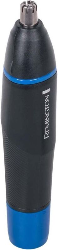Тример Remington Nano Series, для носа та вух, ААх1, насадок-3, сталь, чорно-синій