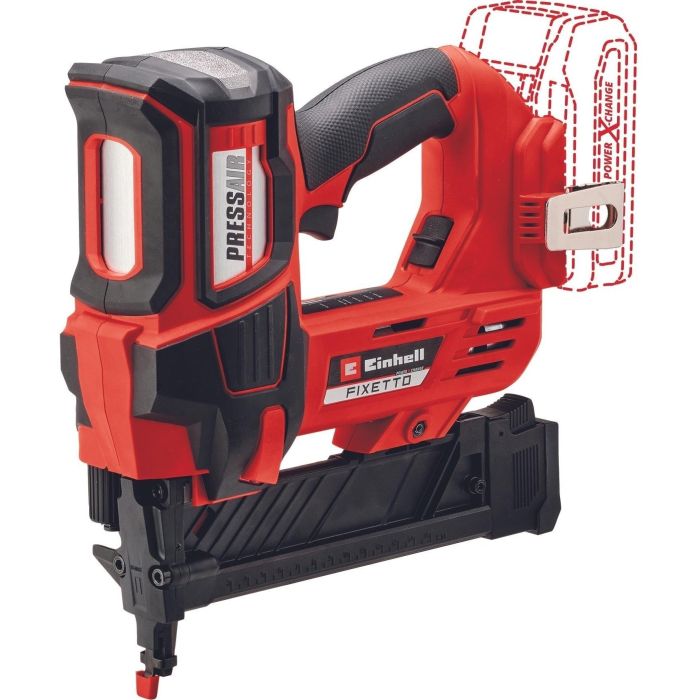 Степлер аккумуляторный Einhell FIXETTO 18/38 Solo, PXC, 18В, под скобы 10-38мм, 60п/мин, 2.8кг, (без АКБ и ЗУ)