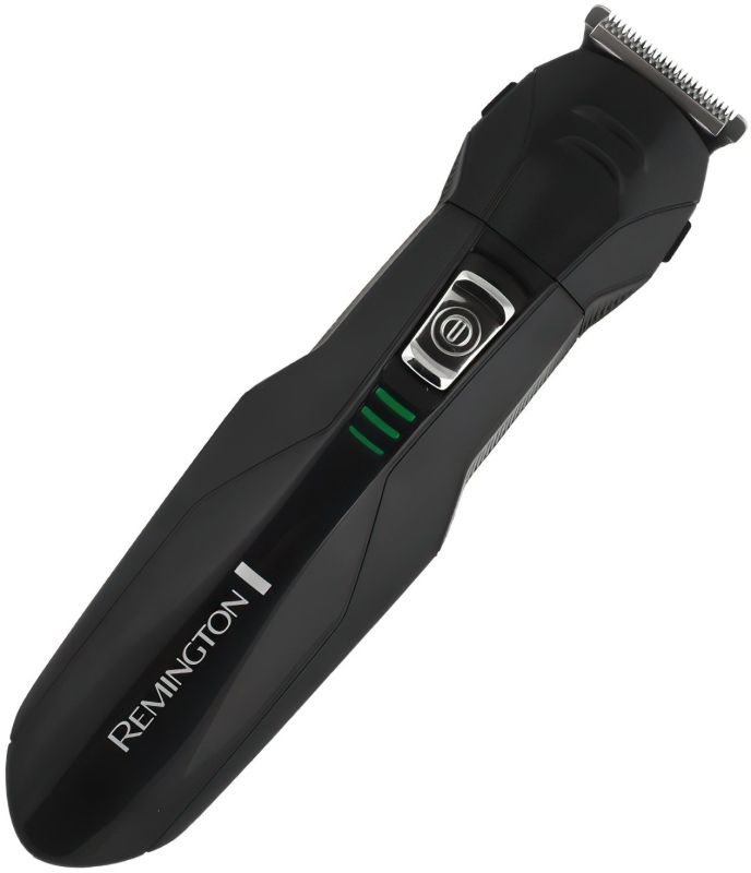 Набор для стрижки Remington для бороды Edge all in one kit, усов, головы, носа и тела, акум., насадок-10, титан.напыл., черный
