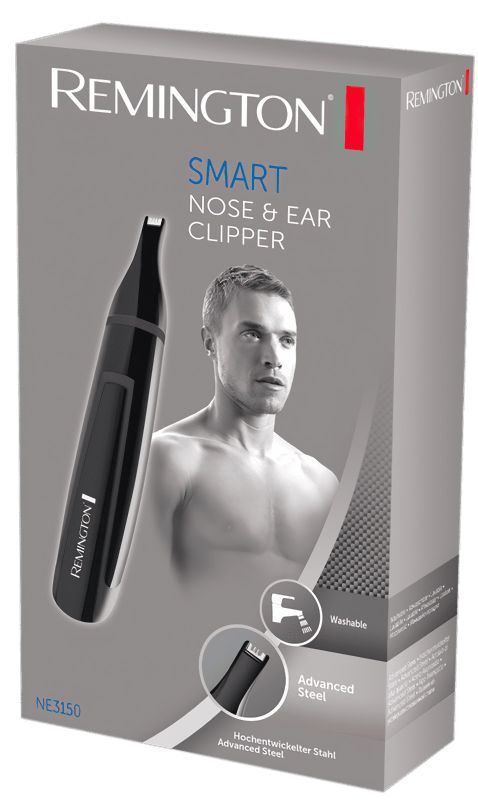 Тример Remington Smart, для носа та вух, ААх1, сталь, чорно-синій