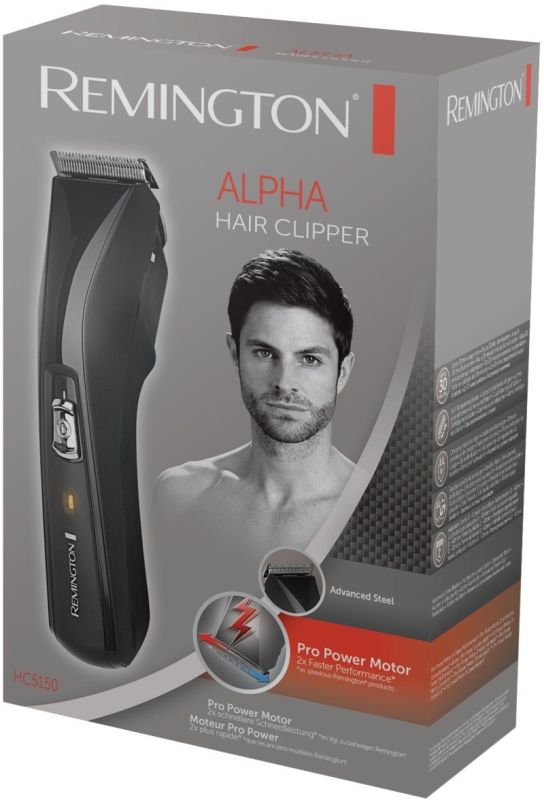 Машинка для стрижки  Remington, сеть+акум., Pro Power мотор, сталь, черный