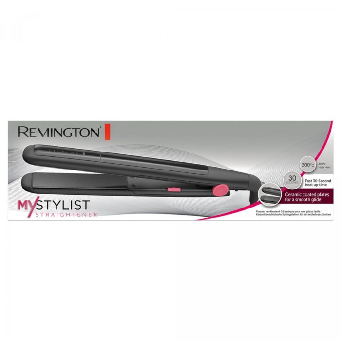 Випрямитель Remington MyStylist Е51, 38Вт, темп.режимов-1, 200С, керамика, черный
