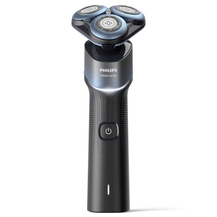 Бритва електр. Philips Series 5000X роторная, 4.5Вт,  бритв.головок-3, Li-Ion, сух.+влажн., черно-синий