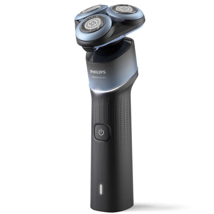 Бритва електр. Philips Series 5000X роторная, 4.5Вт,  бритв.головок-3, Li-Ion, сух.+влажн., черно-синий