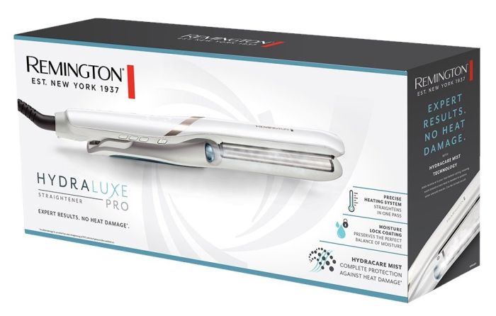 Випрямитель Remington Hydraluxe Pro, 56Вт, темп.режимов-5, 150-230С, дисплей, керамика, белый