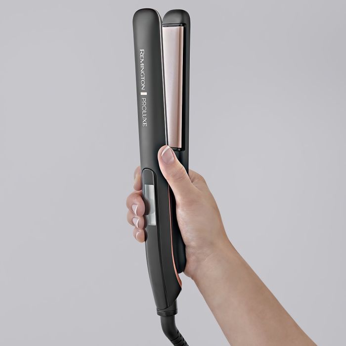 Випрямляч Remington ProLuxe Midnight Edition, 52Вт, темп.режимів-10, 150-230С, дисплей, кераміка, чорний