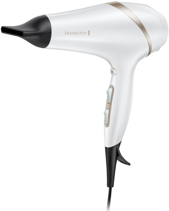 Фен Remington HydraLuxe, 2300Вт, режимов-3, дифузор, иониз-я, хол. обдув, белый