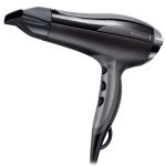 Фен Remington Pro-Air Turbo, 2400Вт, 3 режими, дифузор,турмалінова  іоніз-я, хол. обдув, чорний