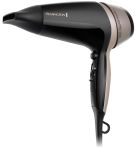 Фен Remington Thermacare Pro, 2100Вт, 3 режими, дифузор,турмалінова  іоніз-я, хол. обдув, чорно-коричневий