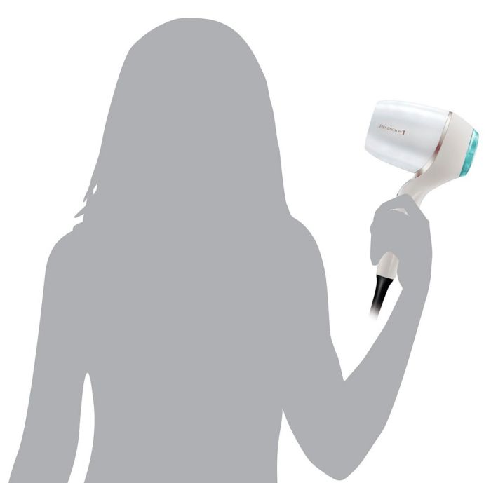 Фен Remington HYDRAluxe PRO, 2200Вт, 3 режими, дифузор, іоніз-я, хол. обдув, білий
