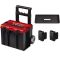 Ящик модульный для инструмента Einhell E-Case L, на колесиках, телескопическая ручка, 40.6х44.4х35.5см, пластик
