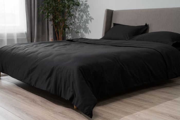 Пододеяльник Ardesto Mix&Match Premium, 200х220см, 100% хлопок, сатин, черный